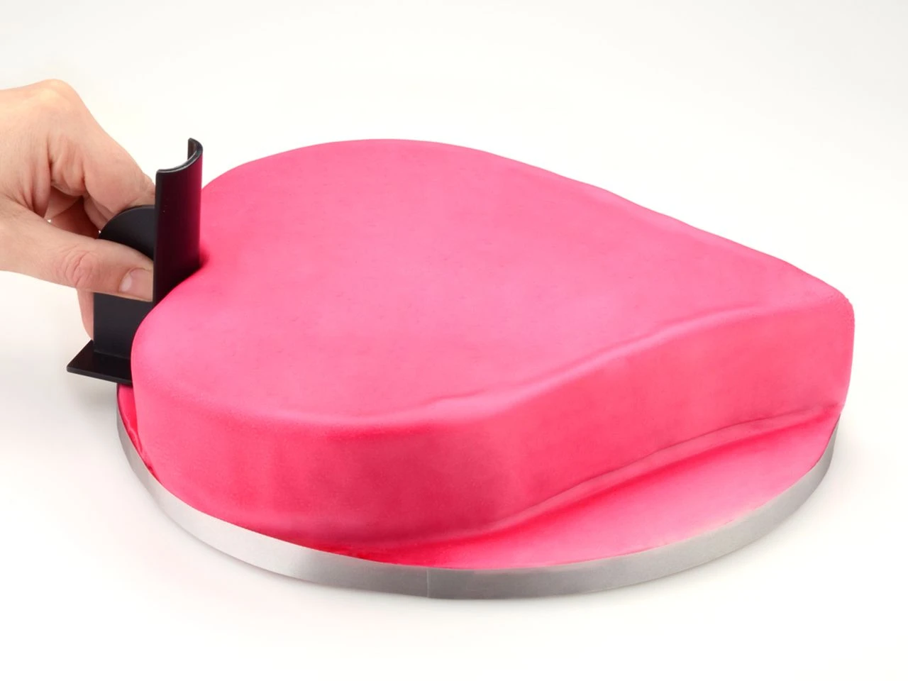 Fondant-Glätter Für Runde Innenkanten, Schwarz 4 Fondant-Glätter Für Runde Innenkanten, Schwarz – Bild 2