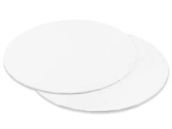 Cakecard: Rund In Weiß, 3 Stück á 15 Cm, 3 Mm