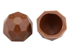 Pralinen-Schalen: Diamant, Vollmilch, 1 Folie/63 Stück á 28 Mm X 18 Mm (3 G)