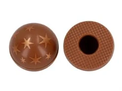 Pralinen-Halbkugeln Mit Sternen, Vollmilch, 1 Folie á 54 Stück