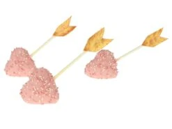 Cake Pop Former, Kunststoff, Weiß-Lila, 3 Aufsätze (Blume, Stern, Herz) -Lebensmittelgeschäft b39843