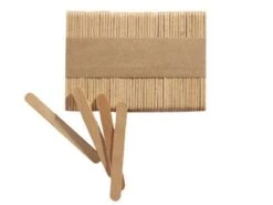 Mini-Eisstiel: Holz, Unbehandelt, 50 Stück á 70 X 8 Mm