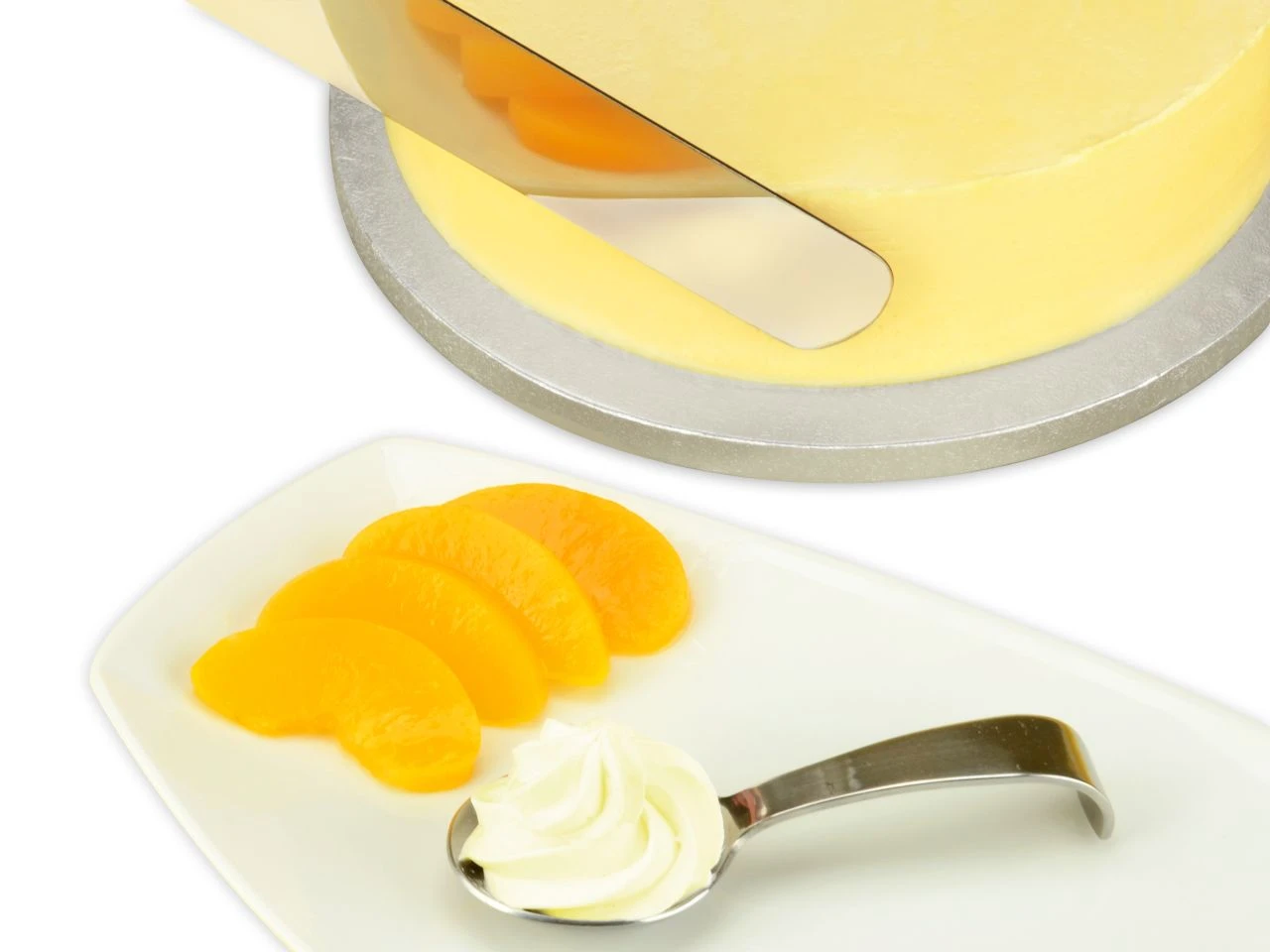 Torten- Und Dekorcreme, Pfirsich-Maracuja, Weiß, 500 G 3 Torten- Und Dekorcreme, Pfirsich-Maracuja, Weiß, 500 G