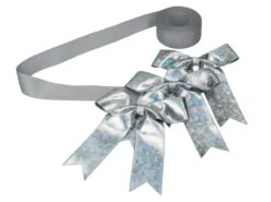 Schleifen-Set: Silber, Für Tortenkartons, 7-teilig