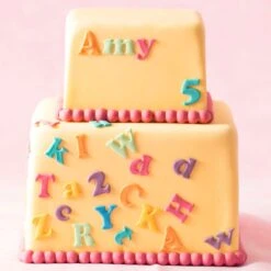 Ausstecher-Set Mit Auswerfer: Alphabet Kleinbuchstaben, Kunststoff, Weiß & Türkis, 26 Stück (a-z) á 11 Bis 17 Mm -Lebensmittelgeschäft b51154