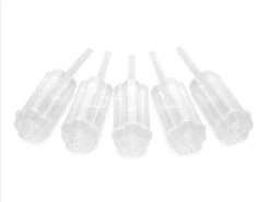 Push Up Cake Pops: Blume, Mit Deckel, Kunststoff, Transparent, 5 Stück á 4,5 X 6/16 Cm (90 Ml)