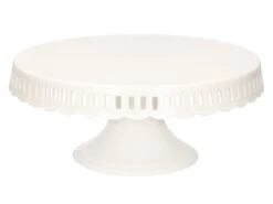 Tortenständer: Infinity, Keramik, Weiß, 30 X 10 Cm