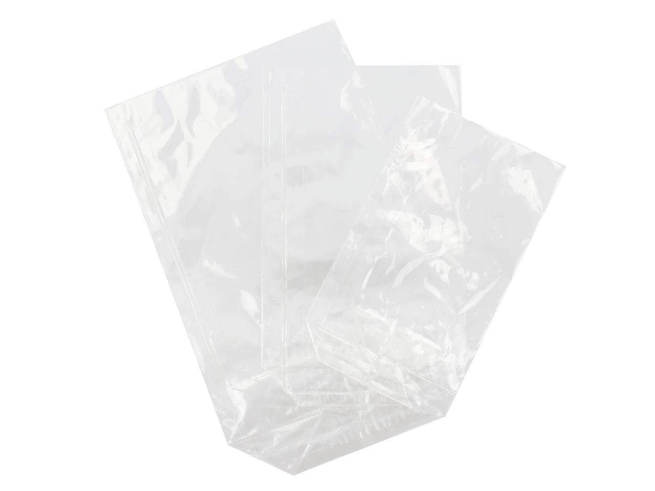 Zellglas-Bodenbeutel, Klein, 10 Stück, Kompostierbar 3 Zellglas-Bodenbeutel, Klein, 10 Stück, Kompostierbar