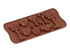Silikomart Silikon-Pralinenform Schokoladen-Schlüssel -Lebensmittelgeschäft b63500