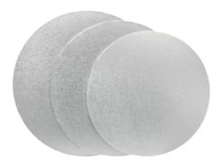 Cakeboard: Rund In Silber, 33 Cm, 4 Mm