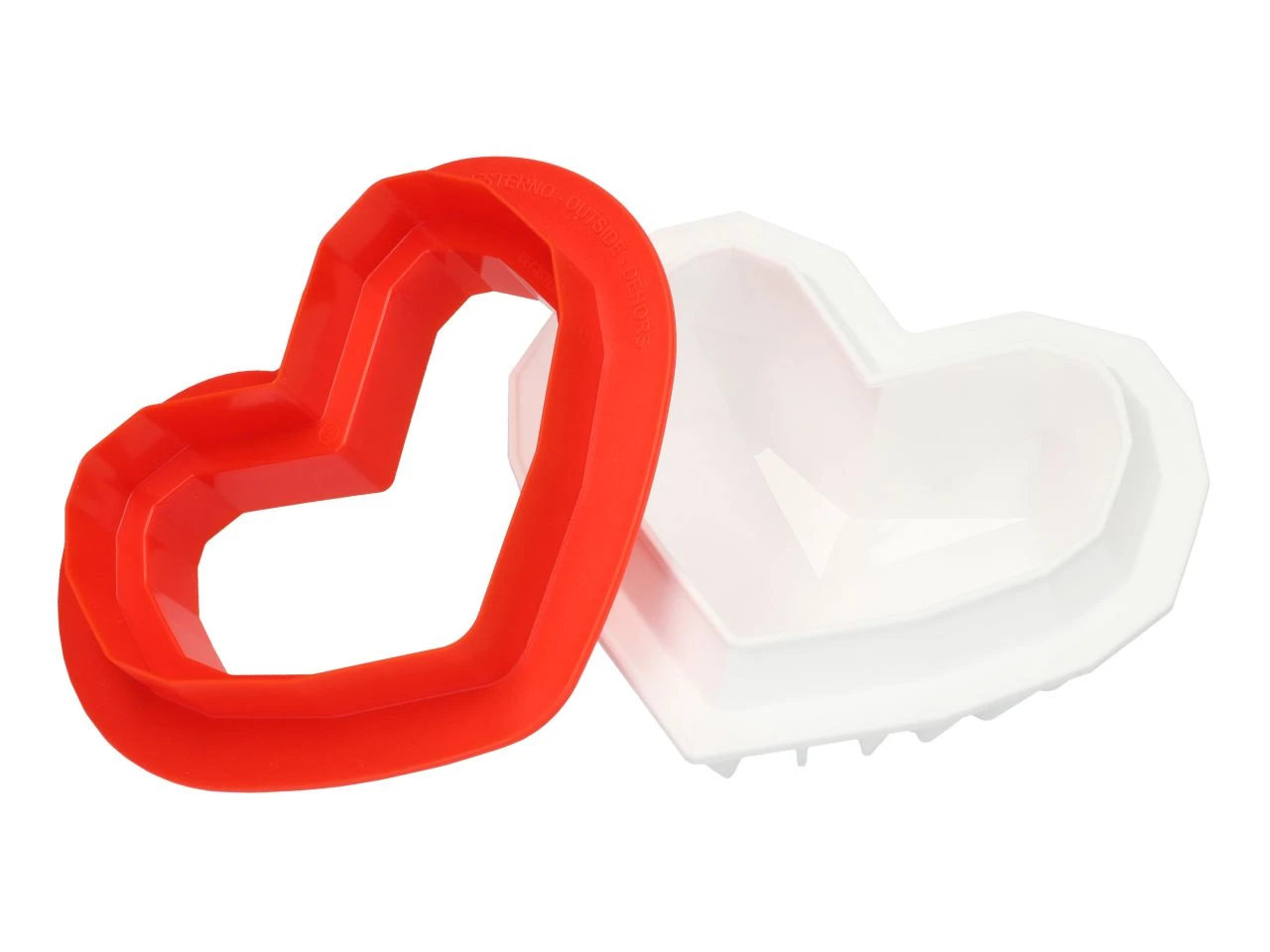 Silikonform, Silikomart Amore Origami, Groß, 150x135x55 Mm 5 Silikonform, Silikomart Amore Origami, Groß, 150x135x55 Mm – Bild 3