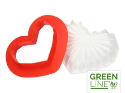 Silikonform, Silikomart Amore Origami, Groß, 150x135x55 Mm