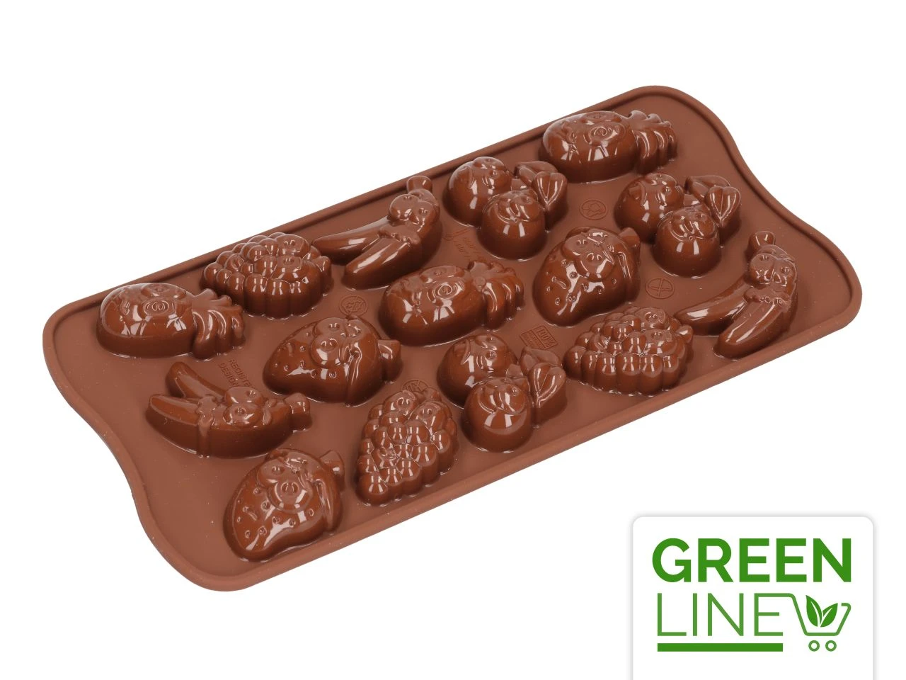 Silikomart Silikon-Pralinenform Choco Fruits 3 Silikomart Silikon-Pralinenform Choco Fruits