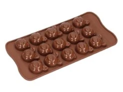 Silikomart Silikon-Pralinenform Choco Pigs 9 Silikomart Silikon-Pralinenform Choco Pigs -Lebensmittelgeschäft b66080