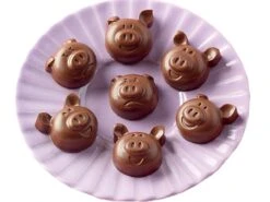Silikomart Silikon-Pralinenform Choco Pigs 8 Silikomart Silikon-Pralinenform Choco Pigs -Lebensmittelgeschäft b66082