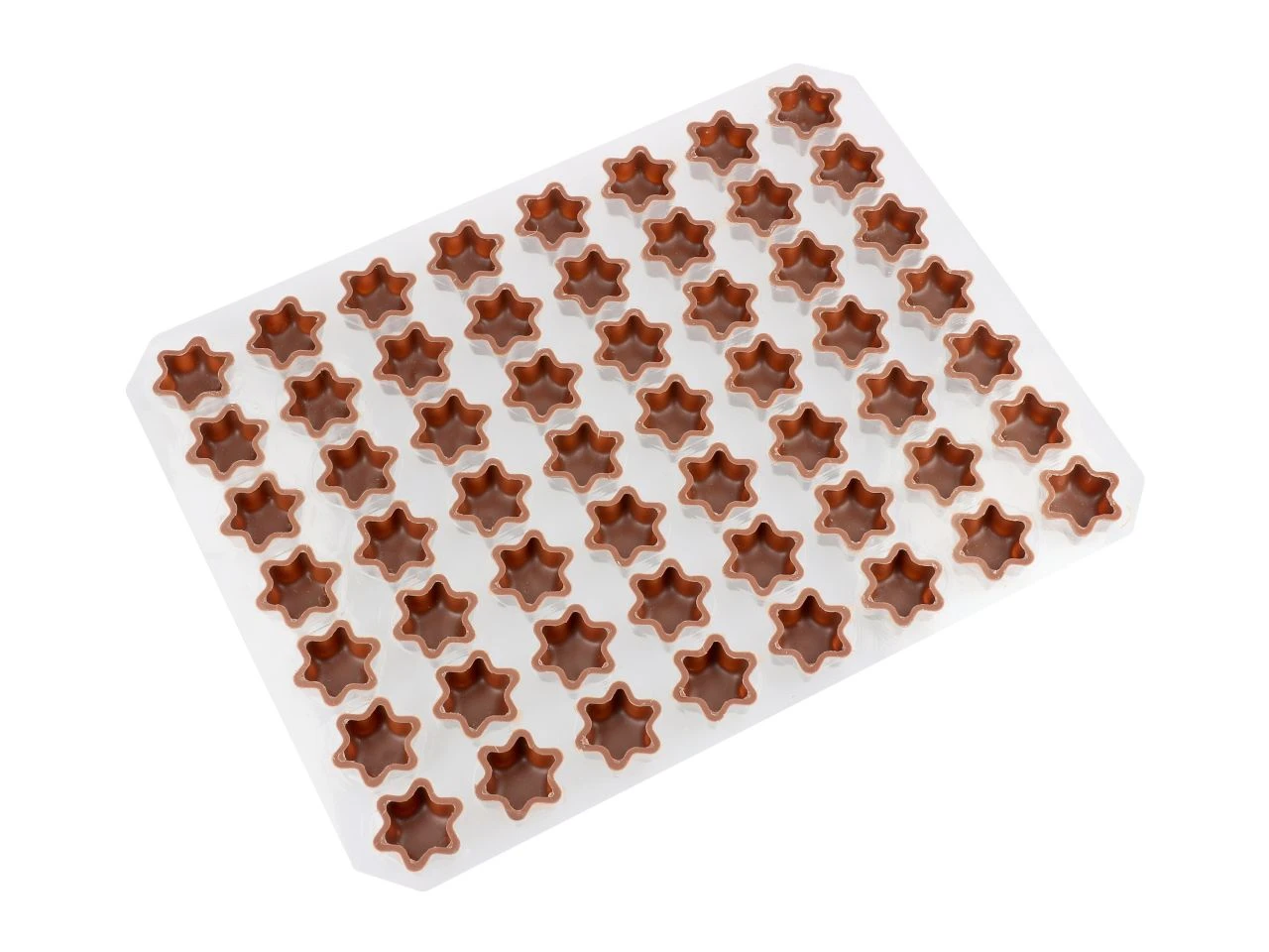 Pralinen-Sternhalbschalen Vollmilch 56 Stück 4 Pralinen-Sternhalbschalen Vollmilch 56 Stück – Bild 2