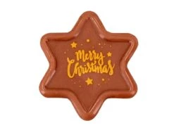 Aufleger Stern, Vollmilch, 1 Folie á 38 Stück