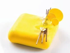 SILIKOMART Silikon-Backform: Gem 1000, Runde Ecken, Weiß, 16 X 16 X 5 Cm, 1.000 Ml