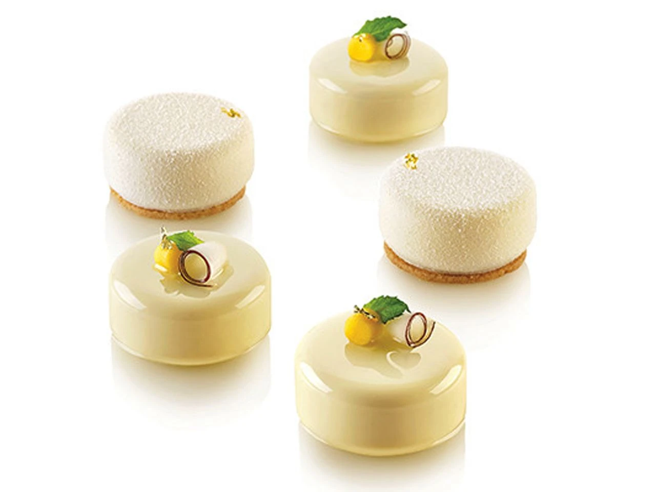 SILIKOMART Silikonform: Essenziale 30, Weiß, 15 Mulden á 4,5 X 2 Cm, Je 30 Ml 3 SILIKOMART Silikonform: Essenziale 30, Weiß, 15 Mulden á 4,5 X 2 Cm, Je 30 Ml