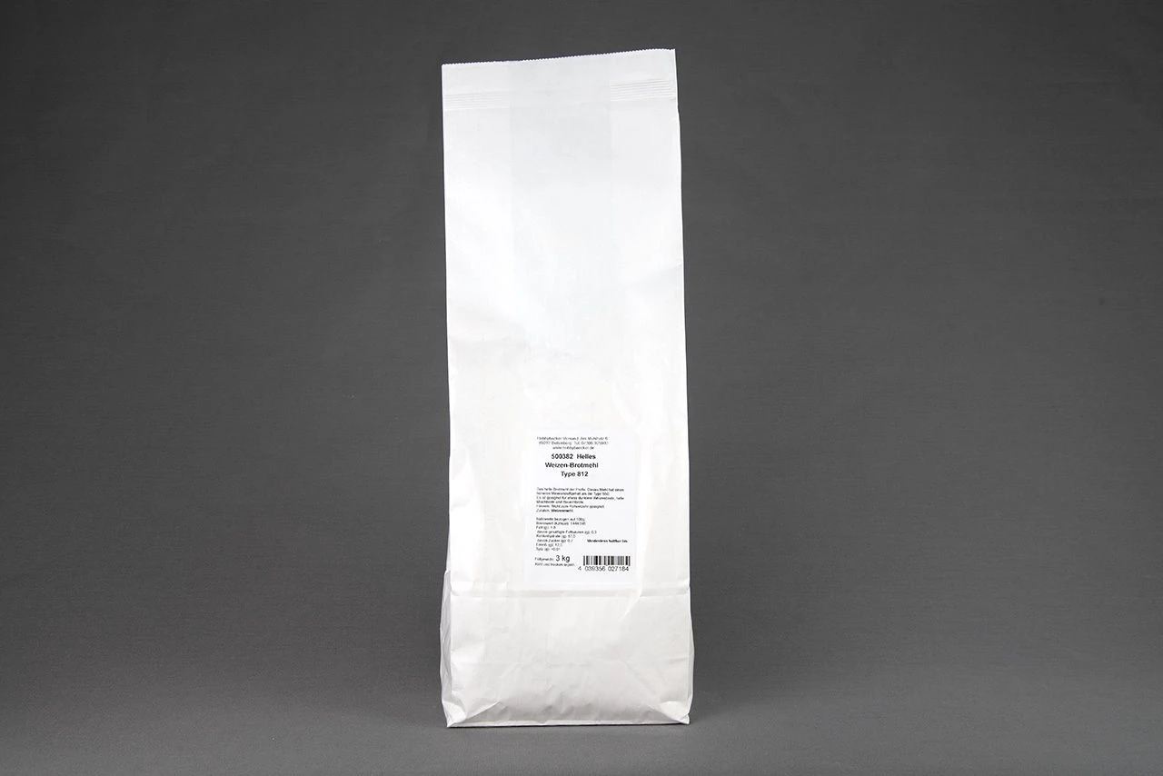 Weizen-Brotmehl Hell Type 812 3kg 4 Weizen-Brotmehl Hell Type 812 3kg – Bild 2