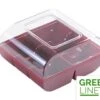 Silikomart Macarons-Verpackung: Ruby, Kunststoff, Rubinrot & Transparent, Für 6 Macarons, 9,9 X 9,4 X 5,3 Cm -Lebensmittelgeschäft b70189