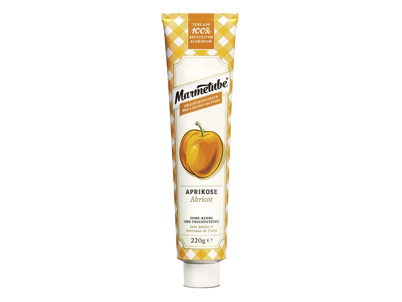 Marmetube: Aprikose, 220 G 3 Marmetube: Aprikose, 220 G