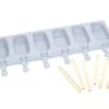 Silikonform Für Eis Am Stiel: Cakesicles, Grau, Inkl. 6 Stiele, 6 Mulden á 4,7 X 9,2 X 2,5 Cm (je 80 Ml) 1 Silikonform Für Eis Am Stiel: Cakesicles, Grau, Inkl. 6 Stiele, 6 Mulden á 4,7 X 9,2 X 2,5 Cm (je 80 Ml) -Lebensmittelgeschäft b71770