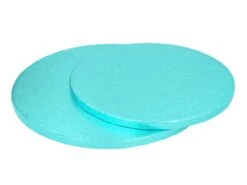 Cakeboard: Rund In Babyblau, 30 X 1,2 Cm