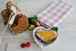 Backröhre Herz 16,5 Cm Hoch, Ø11 Cm, Edelstahl