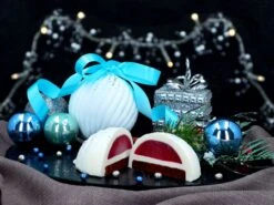 Schokoladenform Weihnachtskugeln -Lebensmittelgeschäft b77453