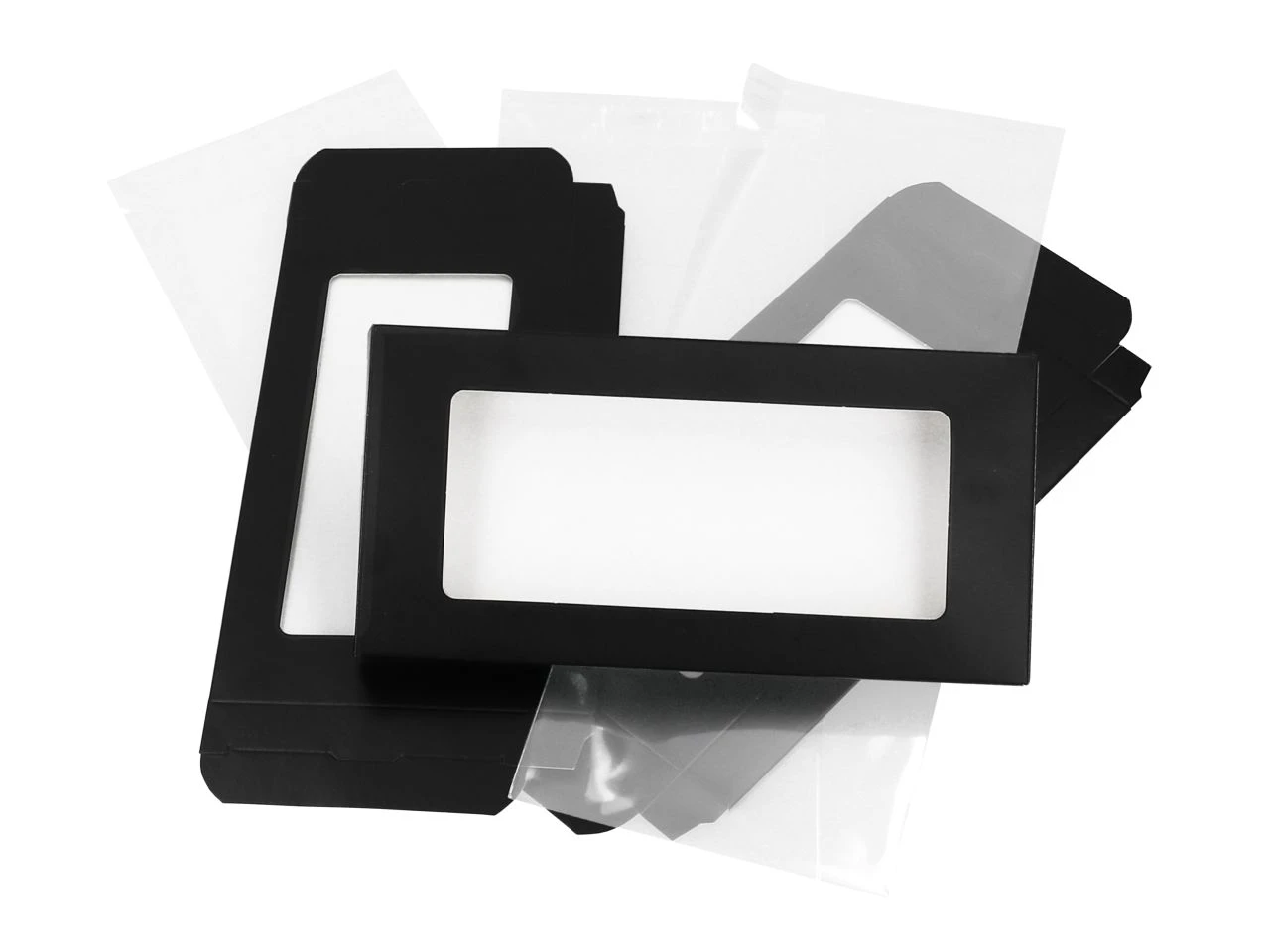 Verpackung Für Schokoladentafeln Schwarz 3er Set Inkl. Zellophantüten 3 Verpackung Für Schokoladentafeln Schwarz 3er Set Inkl. Zellophantüten – Bild 2