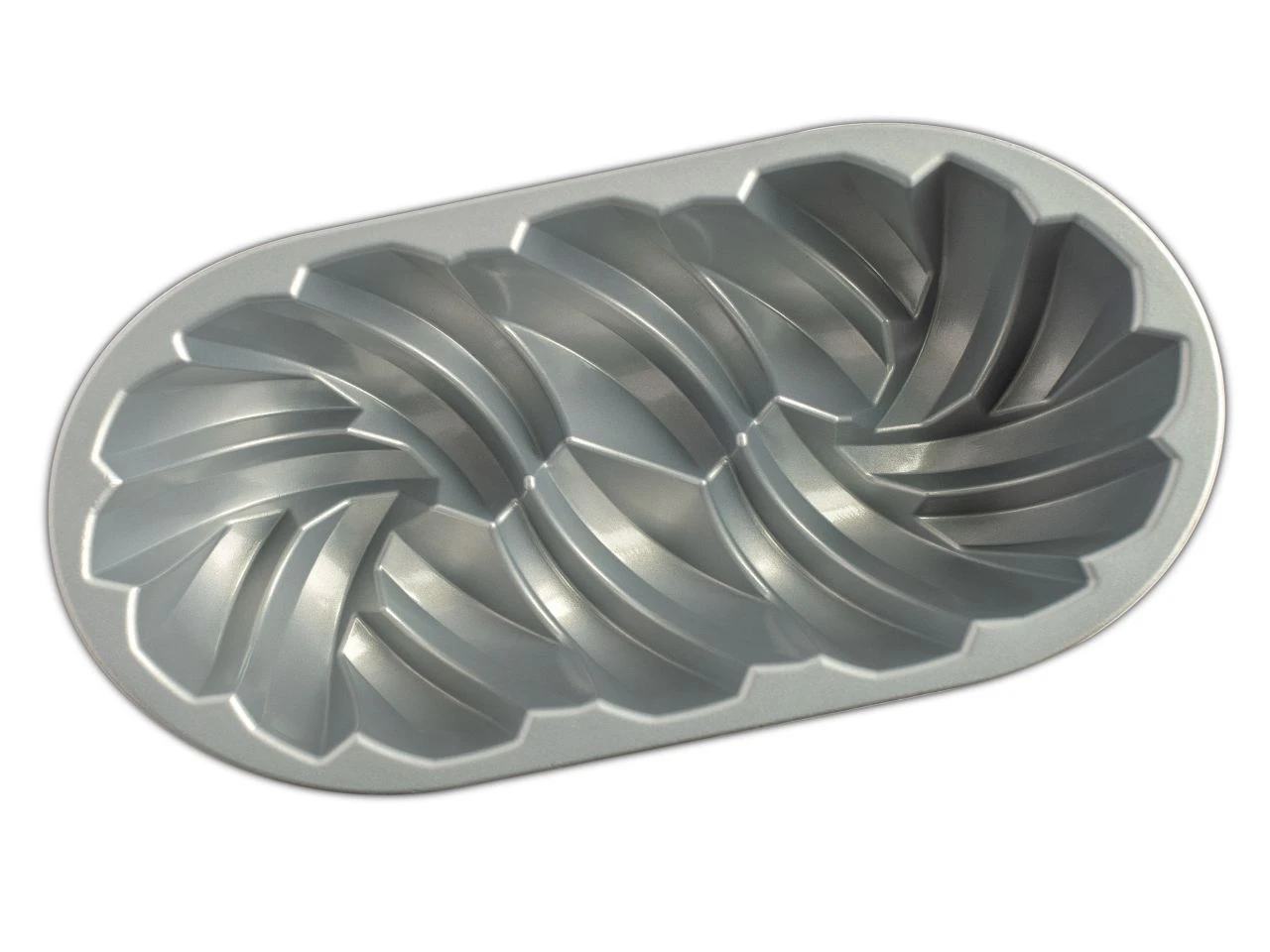 Nordic Ware: Aluguss-Backform 75th Anniversary Braided Loaf, Antihaft, 1,4 L, 24,5 X 13 X 7,5 Cm 5 Nordic Ware: Aluguss-Backform 75th Anniversary Braided Loaf, Antihaft, 1,4 L, 24,5 X 13 X 7,5 Cm – Bild 3