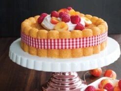 Nordic Ware: Aluguss-Backform Charlotte Cake Pan, Antihaft, 1,4 L, 20,5 X 6 Cm