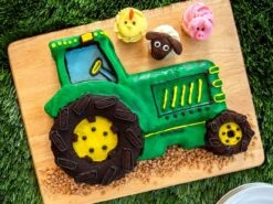 Nordic Ware: Aluguss-Backform Tractor, Antihaft, 2,1 L, 30,5 X 23,5 X 6,5 Cm