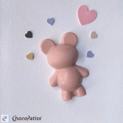 Schokoladenform Bärchen, M, 12x8x3 Cm