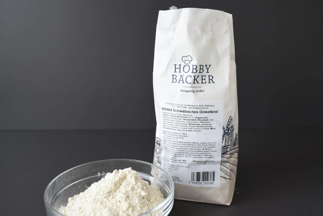Schwäbisches Dinkelbrot 1kg - Brotbackmischung 4 Schwäbisches Dinkelbrot 1kg - Brotbackmischung – Bild 2
