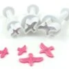 DEKOFEE Mini-Ausstecher-Set Mit Stempel: Tauben, Kunststoff, Weiß, 3er-Set -Lebensmittelgeschäft bdf05500