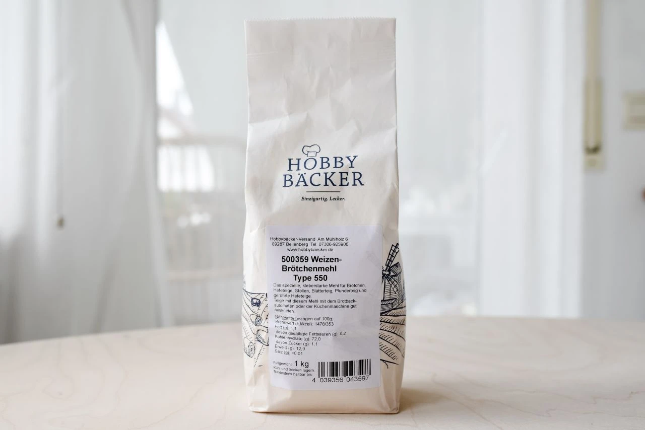 Weizen-Brötchenmehl Type 550 1kg 4 Weizen-Brötchenmehl Type 550 1kg – Bild 2