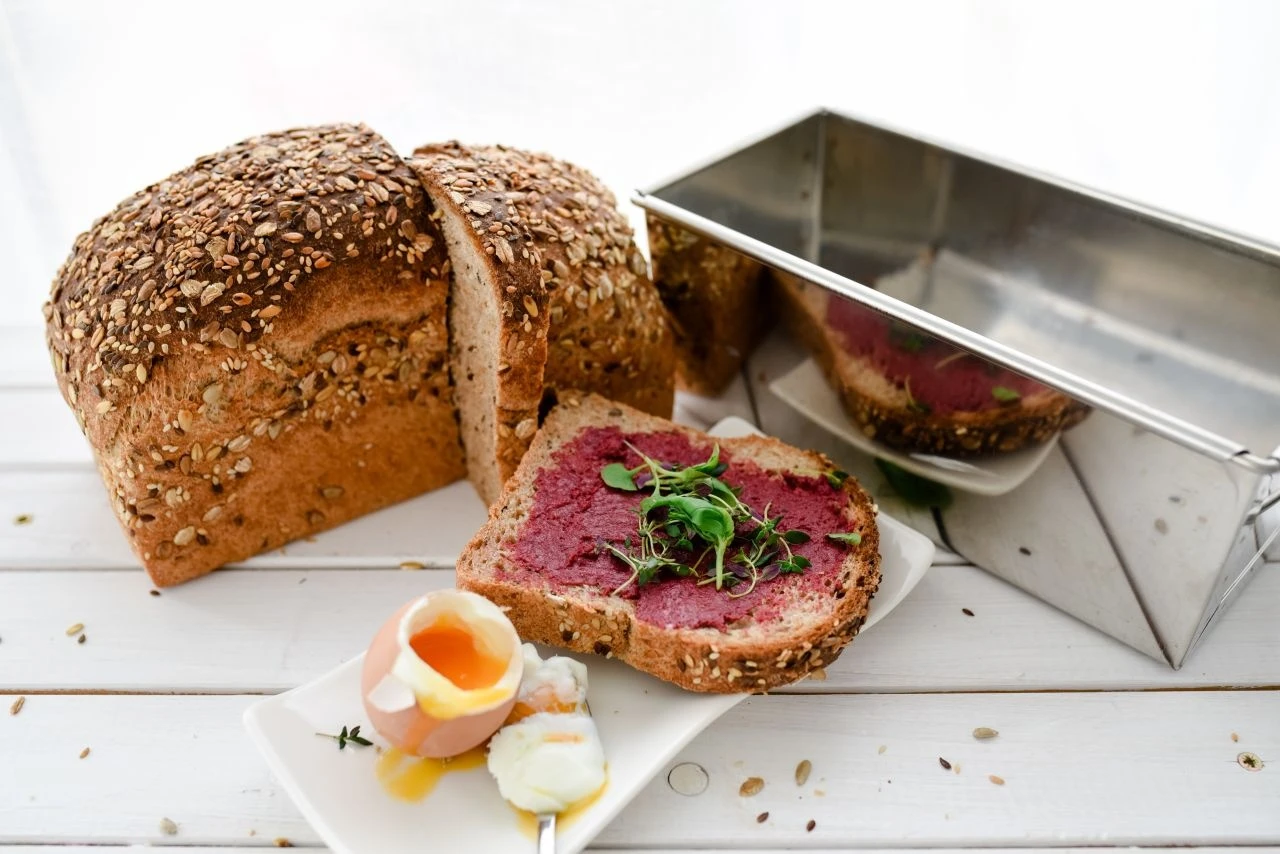 Vollkorn-Backform Aus Chromstahl, 25 Cm 4 Vollkorn-Backform Aus Chromstahl, 25 Cm – Bild 2