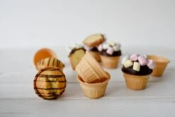 Waffel-Portionsbecher 96 Stück, 2,9 X 4,8 Cm