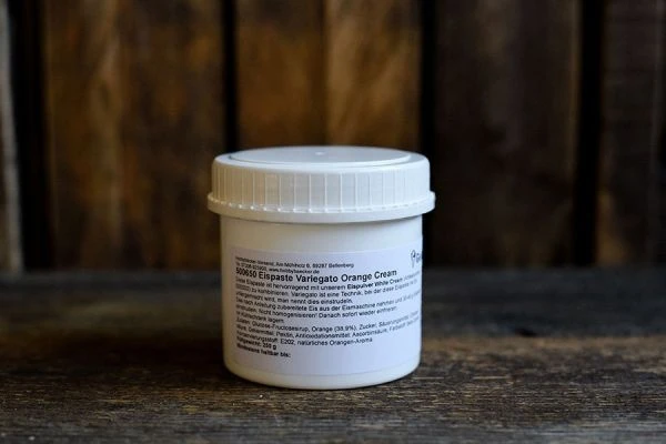 Eispaste Variegato Orange Cream 250 G 4 Eispaste Variegato Orange Cream 250 G – Bild 2