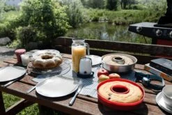 OMNIA® Silikonform 2.0 Für Campingbackofen, Rot -Lebensmittelgeschäft ed484154268cb20c26e129be7dc8f397